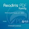 imageReadiris PDF Family 365  5 Licenses  Yearly PDF Software  PREMIUM PDF Converter  Full OCR Edit Annotate Comments Share Merge Extract PDFs  Win